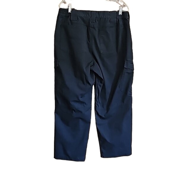 CQR Utility Cargo Pants elastic waist water resistant hiking tactical 36x27 shor - Picture 2 of 12